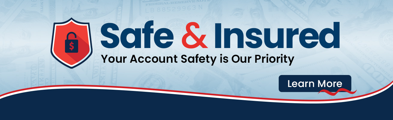CAPE FCU is safe & insured banner